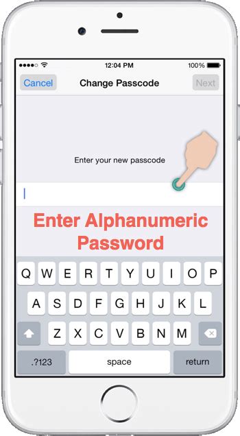 alphanumeric passcode iphone|Passcodes and passwords .